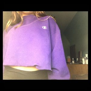 Champion purple sweater